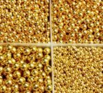 2.5+4+6+8+10+12 MM GOLDEN PEARL PLASTIC BEADS FOR JWELLERY CRAFT 5000 PCS- FREE DELIVERY - Image 3